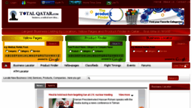 What Totalqatar.com website looked like in 2013 (10 years ago)