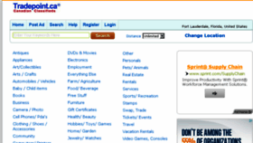 What Tradepoint.ca website looked like in 2013 (10 years ago)