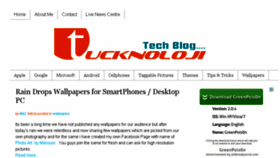 What Tucknoloji.com website looked like in 2013 (10 years ago)