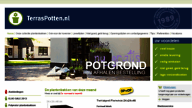 What Terraspotten.nl website looked like in 2013 (10 years ago)