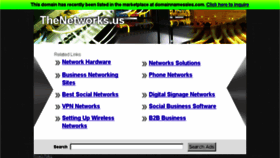 What Thenetworks.us website looked like in 2013 (10 years ago)
