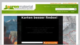 What Tourenmaterial.de website looked like in 2013 (10 years ago)
