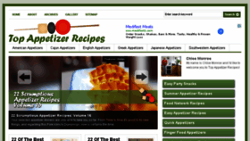 What Topappetizerrecipes.net website looked like in 2013 (10 years ago)