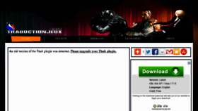 What Traductionjeux.com website looked like in 2013 (10 years ago)