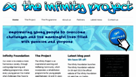 What Theinfinityfoundation.org website looked like in 2013 (10 years ago)