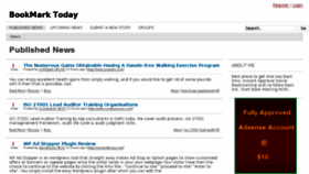 What Todaybookmarks.com website looked like in 2013 (10 years ago)