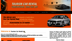 What Tourismcarrental.co.za website looked like in 2013 (10 years ago)