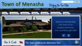 What Town-menasha.com website looked like in 2013 (10 years ago)