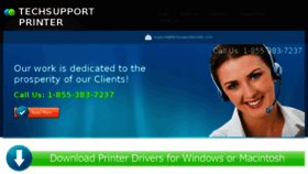 What Techsupportprinter.com website looked like in 2013 (10 years ago)