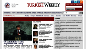 What Turkishweekly.net website looked like in 2013 (10 years ago)