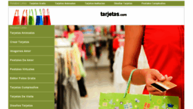 What Tarjetas.com website looked like in 2013 (10 years ago)