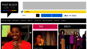 What Thatblackgirlsite.com website looked like in 2013 (10 years ago)
