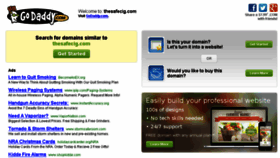 What Thesafecig.com website looked like in 2013 (10 years ago)