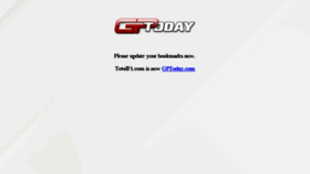 What Totalf1.com website looked like in 2013 (10 years ago)