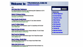 What Truongxua.com.vn website looked like in 2013 (10 years ago)