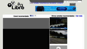 What Tvlibre.com.ar website looked like in 2013 (10 years ago)