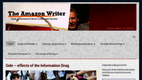 What Theamazonwriter.com website looked like in 2013 (10 years ago)