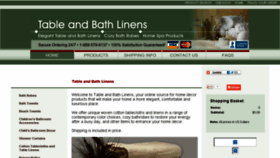 What Tableandbathlinens.com website looked like in 2013 (10 years ago)