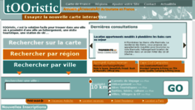 What Tooristic.net website looked like in 2013 (10 years ago)