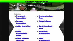 What Tranquilgardens.com website looked like in 2013 (10 years ago)