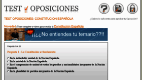 What Test-oposiciones.es website looked like in 2013 (10 years ago)
