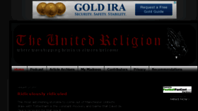 What Theunitedreligion.com website looked like in 2013 (10 years ago)