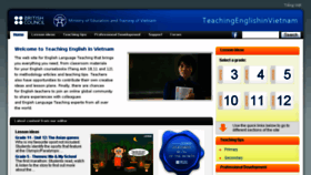 What Teachingenglish.edu.vn website looked like in 2013 (10 years ago)