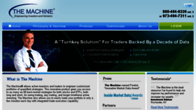 What Themachineus.com website looked like in 2013 (10 years ago)