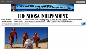 What Thenoosaindependent.com website looked like in 2013 (10 years ago)