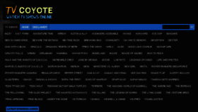 What Tvcoyote.com website looked like in 2013 (10 years ago)