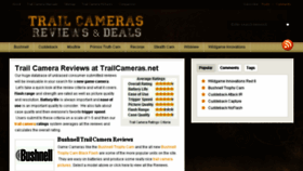 What Trailcameras.net website looked like in 2013 (10 years ago)