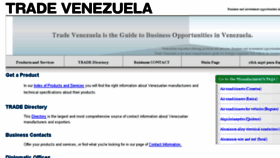 What Trade-venezuela.com website looked like in 2013 (10 years ago)