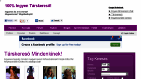 What Tarskereso.info website looked like in 2013 (10 years ago)
