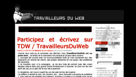 What Travailleursduweb.com website looked like in 2013 (10 years ago)