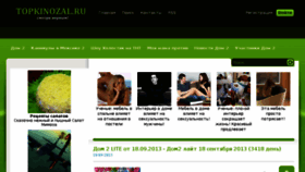 What Topkinozal.ru website looked like in 2013 (10 years ago)