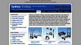 What Trolleysonline.com.au website looked like in 2013 (10 years ago)