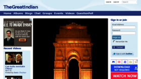 What Thegreatindian.in website looked like in 2013 (10 years ago)