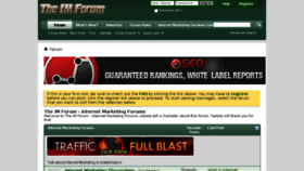 What Theimforum.com website looked like in 2013 (10 years ago)