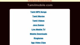 What Tamilmobile.com website looked like in 2013 (10 years ago)