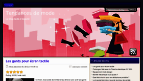 What Tendancesdemode.fr website looked like in 2013 (10 years ago)