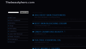 What Thebeautyhero.com website looked like in 2013 (10 years ago)