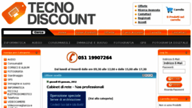 What Tecnodiscount.it website looked like in 2013 (10 years ago)