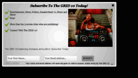 What Thegrid10.com website looked like in 2013 (10 years ago)