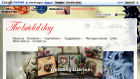 What Thebridalday.com website looked like in 2013 (10 years ago)
