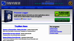 What Tinymem.com website looked like in 2013 (10 years ago)