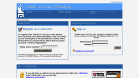 What Towahbanking.com website looked like in 2013 (10 years ago)