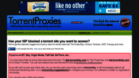 What Torrentproxies.com website looked like in 2013 (10 years ago)