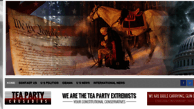What Teapartycrusaders.com website looked like in 2014 (10 years ago)