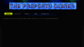 What Thepropertyowner.in website looked like in 2014 (10 years ago)
