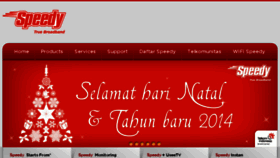 What Telkomspeedy.com website looked like in 2014 (11 years ago)